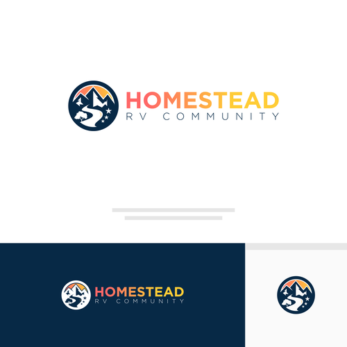 Eye grabbing  & fresh Logo for Upscale RV Community Design by StudioJack