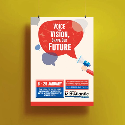 Acme Survey Need 100% Participation Design by Custom Logo Graphic