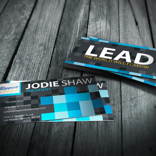 New business cards designs Design by rixlauren