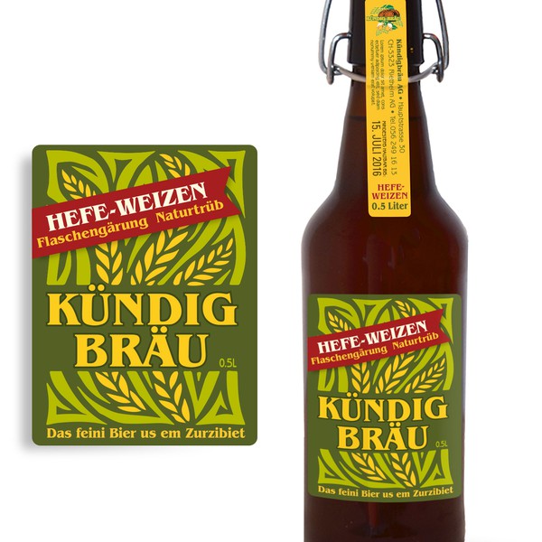 Etikette für Microbrauerei