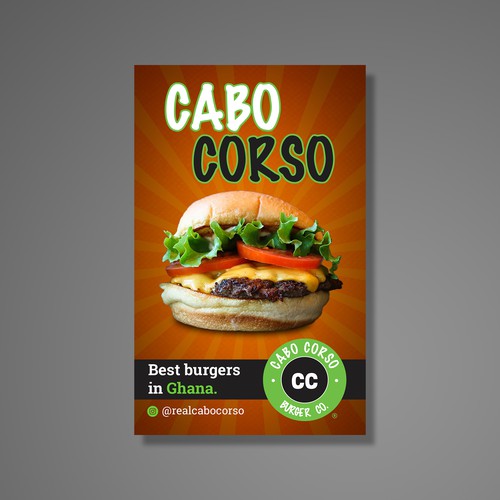 Billboard for Burger Company Design by Creative Milan ❤️