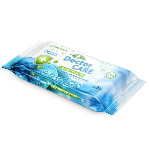 We need an eye-catching packaging for our disinfectant, hand sanitizer wet wipes Réalisé par rizal hermansyah