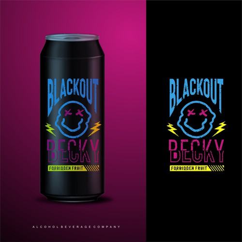 FUN - EDGY - RTD ALCOHOL BRAND DESIGN Design by lrasyid88