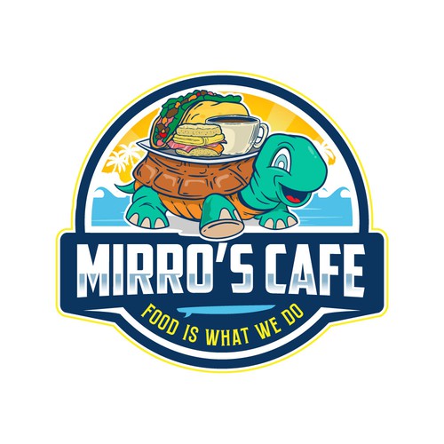 Design a vibrant logo for an awesome beach cafe Design by AlarArtStudio™