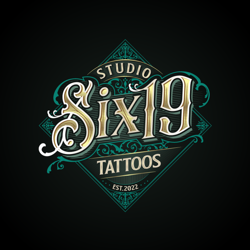 Vintage Tattoo Shop Logo Diseño de Nikola Pantić