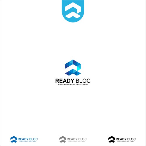 A "block" logo that is "ready" to go at the shot of the starters gun! Design by Dicky_Rio_A