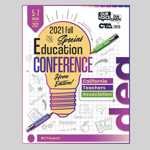 Designs CTA Special Education Conference Program Cover Other