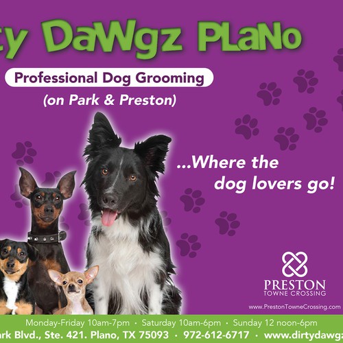 Create an ad for Dirty Dawgz Design by Yaw Tong