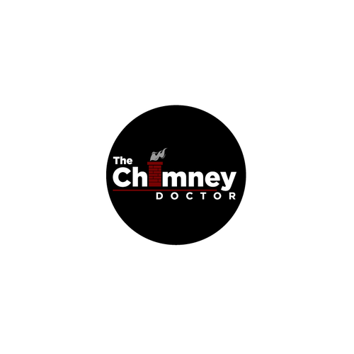 In need of basic three word design with chimney incorporated for my chimney company Design by DWGD