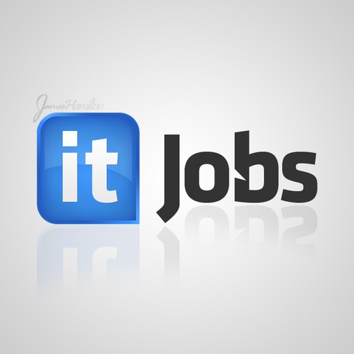 IT recruitment website Logo Diseño de Hamilton