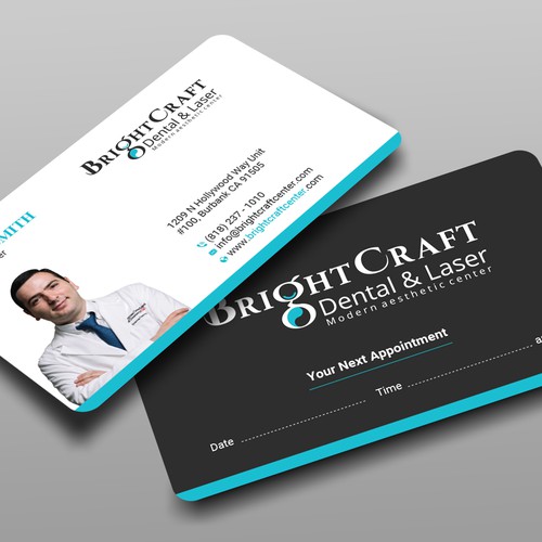 Modern Dental and Medical SPA business card Design réalisé par prosenjit_P