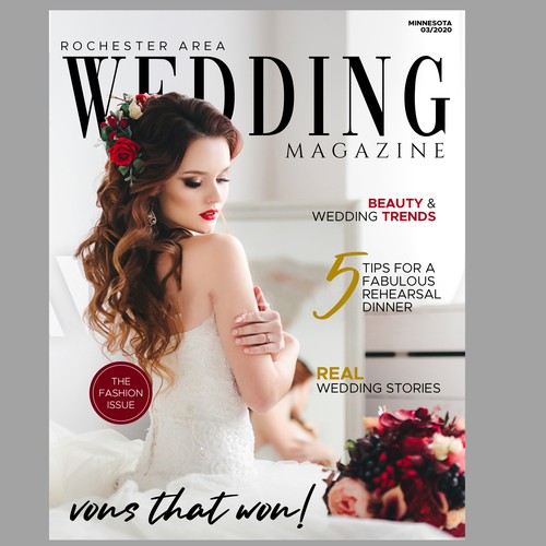 Wedding Magazine Cover Design réalisé par M O N O L I T H