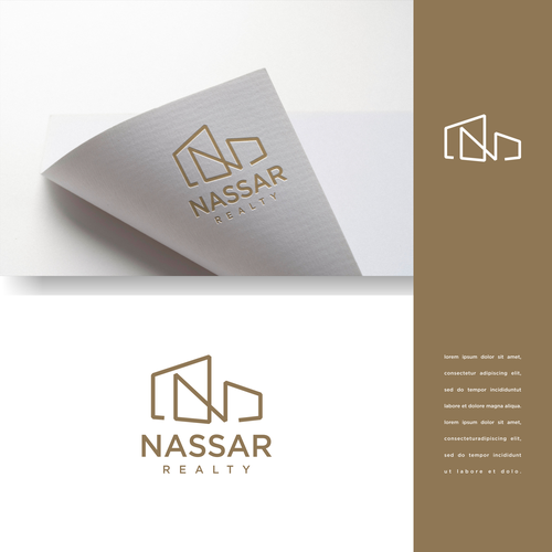 Creative logo for high end real estate development and realty company Diseño de M E L L A ☘