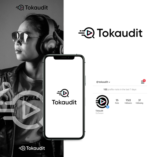 Logo for TikTok Software - Simple Minimal Icon Design needed Design by tapay