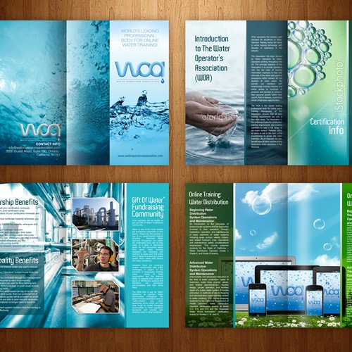 Create the next brochure design for Water Operators Association Design by isuk