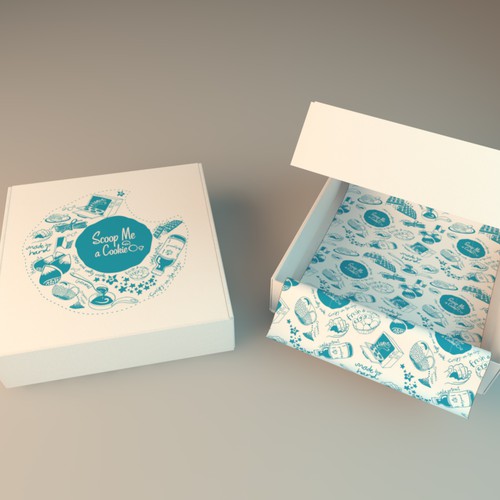 FRENCH cookie bakery needs a strong packaging design Design by bichito