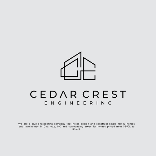 Design a Modern layered logo for a civil engineering company Design by rollas.sign