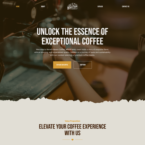 Landing page design contest entry by Nur-Sana