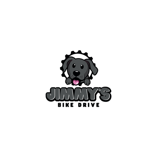 Logo for a bicycle fundraiser and somehow incorporating a black lab Design por keoart