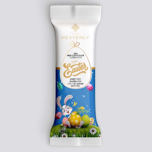 Design an easter inspired packaging for Pure Heavenly Chocolate Design by Bittu2015