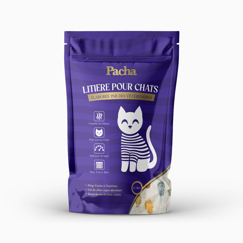 Cat Litter startup Minimalistic packaging - Contest Design by SONUPARMAR