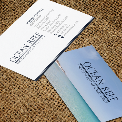 Design a fun, beach-inspired Business Card Design by chandrayaan.creative