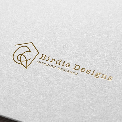 simple design logo to attract sophisticated clients for interior design and architecture Design by .MyArt.