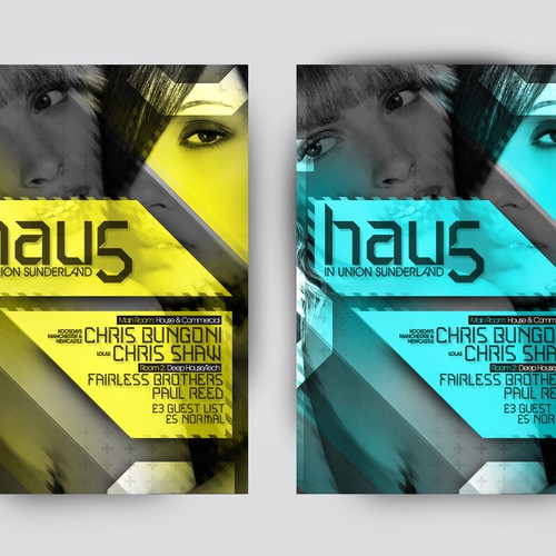 ♫ Exciting House Music Flyer & Poster ♫ デザイン by NowThenPaul