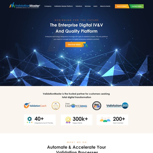 ValidationMaster Digital IV&V Website Re-Design Project Design by OMGuys™