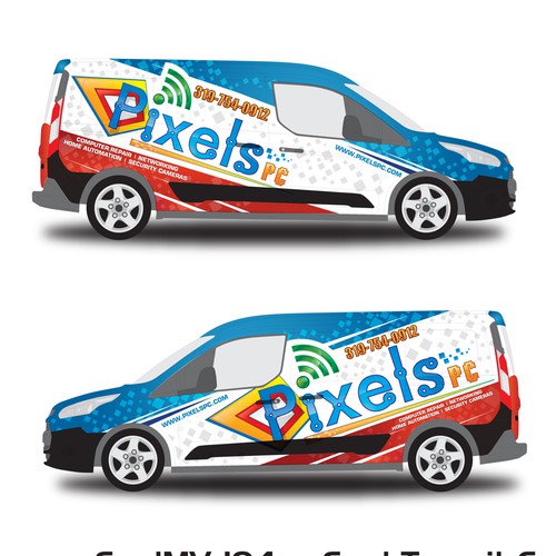 Awsome Van Wrap for Pixels PC!! Design by Tanny Dew ❤︎
