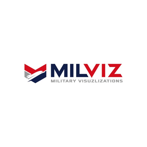 MILVIZ Logo - Producer of Military Flight Simulation Design von plyland