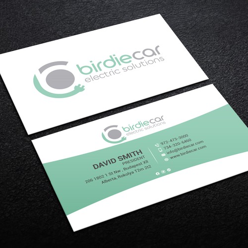 business card for company called birdie Design by Lvana_art©