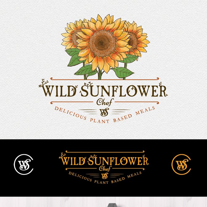 Design an amazing Sunflower logo Logo & brand identity pack contest