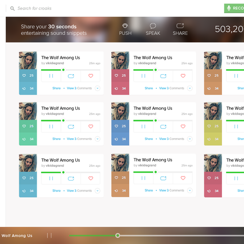 Design the next big Social Media platform for Croak.it! Design von igodzp