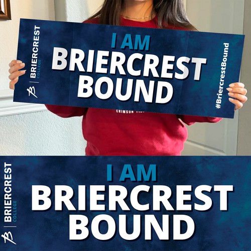 College Acceptance Sign Design by SoftSkills