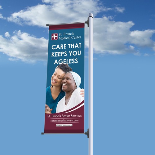 Design a banner that attracts older adults & families to use our specialized senior care & services Design réalisé par e^design