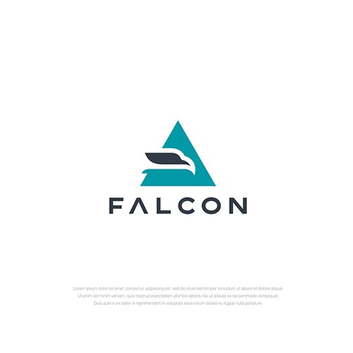 Falcon Sports Apparel logo Diseño de futony