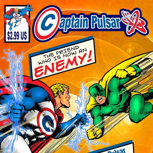 Captain Pulsar First Edition Comic Concept Design by Jason Moser