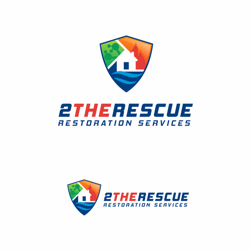 Design 2 The Rescue Logo Creation di suseno