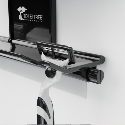 3D Rendering of Fogless Mirror in Shower/Lifestyle Environment (Fogless Mirror CAD file included!)) Design by Alinea Design