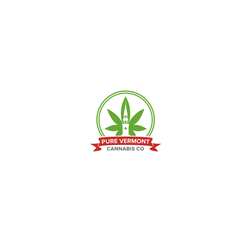 Cannabis Company Logo - Vermont, Organic Réalisé par BAY ICE 88