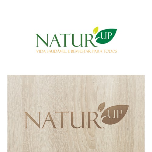 Natur Up - Nova loja de produtos naturais Design by Anna :-)
