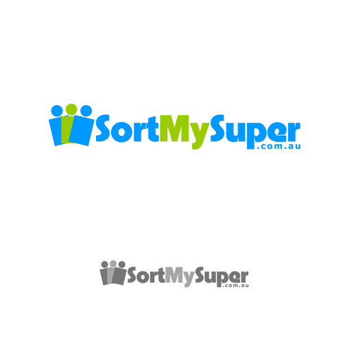 logo for SortMySuper.com.au Design by umxca