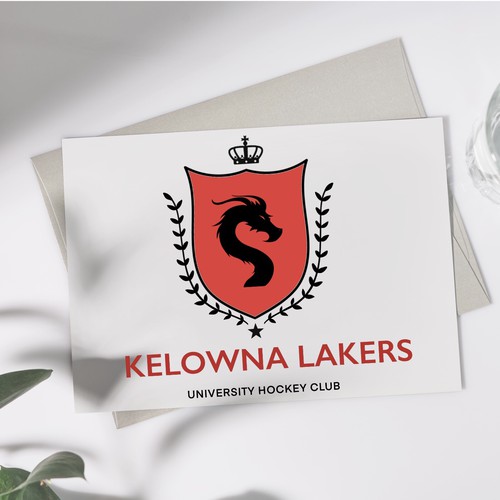 Logo for university hockey team Design by IradaGami