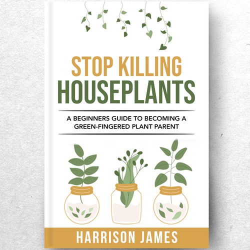 Design a plant parenting book cover Design by ryanurz