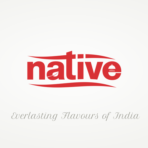 Logo for Food and beverage company focused on selling indigenous food products from all over India Design by BRUKVAR