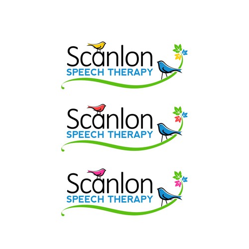 Create a fun, playful, confident,  and professional logo for my speech therapy business. Get creative!! Design by Danelluza