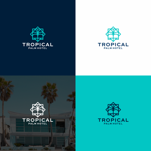 Tropical Palms Hotel-ontwerp door SimpleSmple™