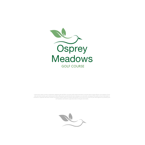 Golf Course Logo - Osprey Meadows Golf Course at Tamarack Design by reflect the style ™