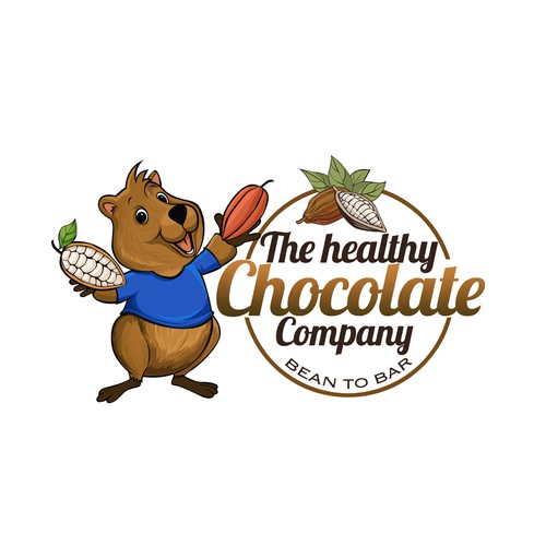 The Healthy Chocolate Company needs our happy mascot to be drawn and immortalised. Design by patpinky